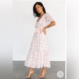 In Bloom Pink Floral Dress